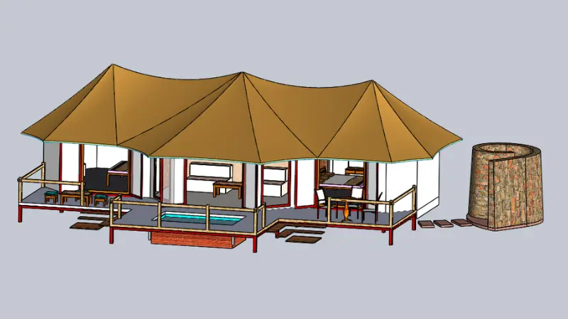 Maharaja Tents (Two Bedroom)